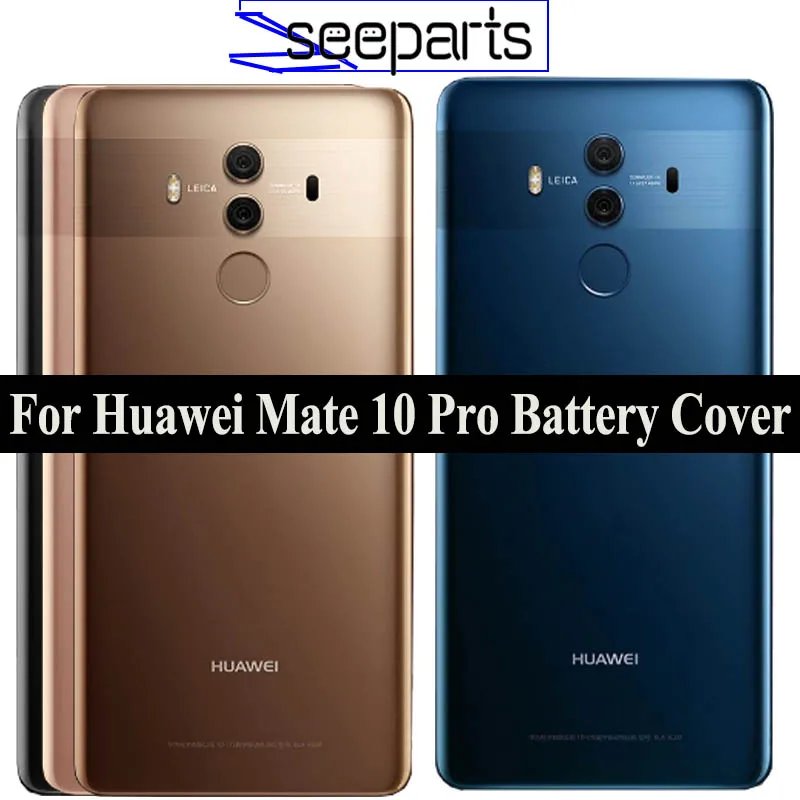 Glass-Panel-Replacement Battery-Cover Huawei Mate Rear-Door-Housing-Case for 10-Pro