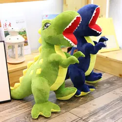 Горячий Новый 1 шт. 60 см/90 см Новый динозавр плюшевые игрушки мультфильм тираннозавр милые мягкие игрушки куклы для детские для мальчиков