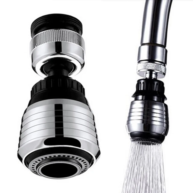 New 360 Rotate Kitchen Faucet Adapter Spray Water Purifier Saving Tap