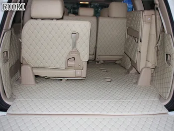

Good quality! Full set car trunk mats for Lexus LX 470 7seats 2008-1998 waterproof cargo liner mat boot carpets for LX470 2005