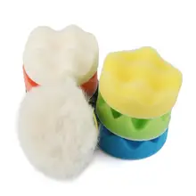 Car-styling7Pcs 3 дюйма вафельные полировальные губки для воска полировальные накладки для автомобиля полировщик Дрель адаптер td915 Прямая поставка