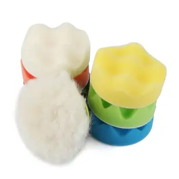 

Car-styling7Pcs 3in Waffle Waxing Buffing Polishing Sponge Pads Car Polisher Drill Adapter td915 dropship