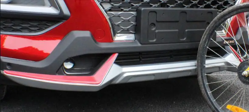 JIOYNG ABS хромированные автомобильные передние+ задние защитные бамперы, защитные опорные пластины, подходят для hyundai ENCINO KONA