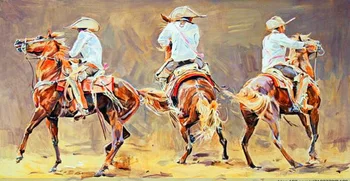 

Modern handmade painting horse racing on oil painting canvas for living room decor and wall art poster, gallery