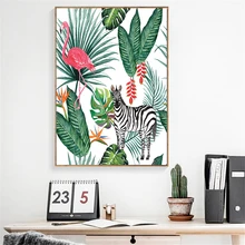 Impressão de parede rosa flamingo abstractos quadros em tela cuadros abstractos moderno arte imagens para sala estar decoração cuadros
