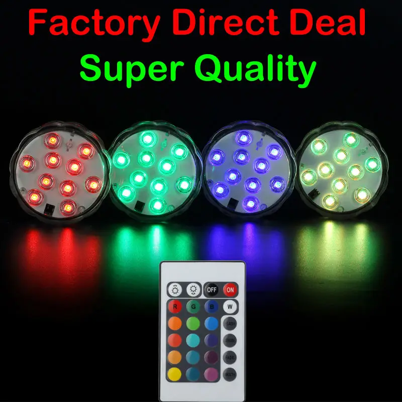 remote controlled led light base 