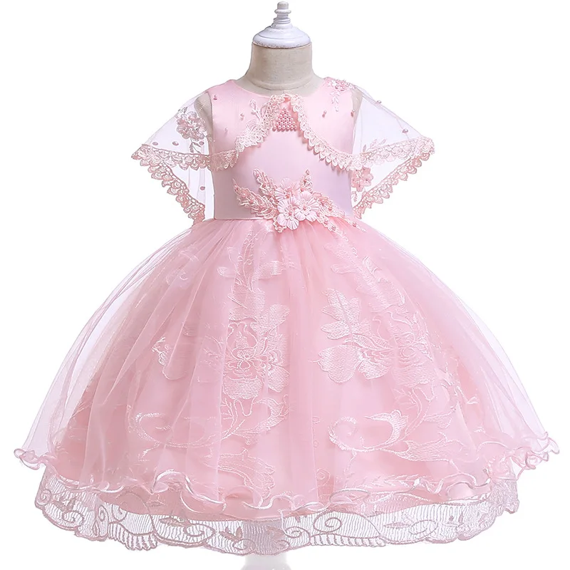 

Hot Sale Little Price Lace Ball Gown with Shawl Lovely Solid Bow Formal Wear Christmas Dress