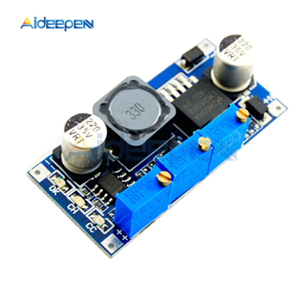 

LM2596 LED Driver DC-DC Step Down Power Supply Module 7V-35V To 1.25V-30V 3A Adjustable Voltage Regulator Converter For Arduino