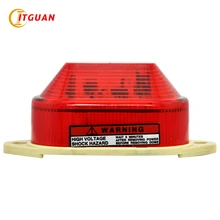 LTE-5051 мини Предупреждение светильник светодиодный стробоскоп Предупреждение светильник DC12V/24 V/AC220V Диаметр 84 мм Маяк светильник аварией сигнальная лампа