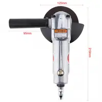 4 Inch Pneumatic Polisher Air Angle Grinder Mini High-speed Sliver/Blue for Machine Polished / Grinding / Cutting Pneumatic Tool 2