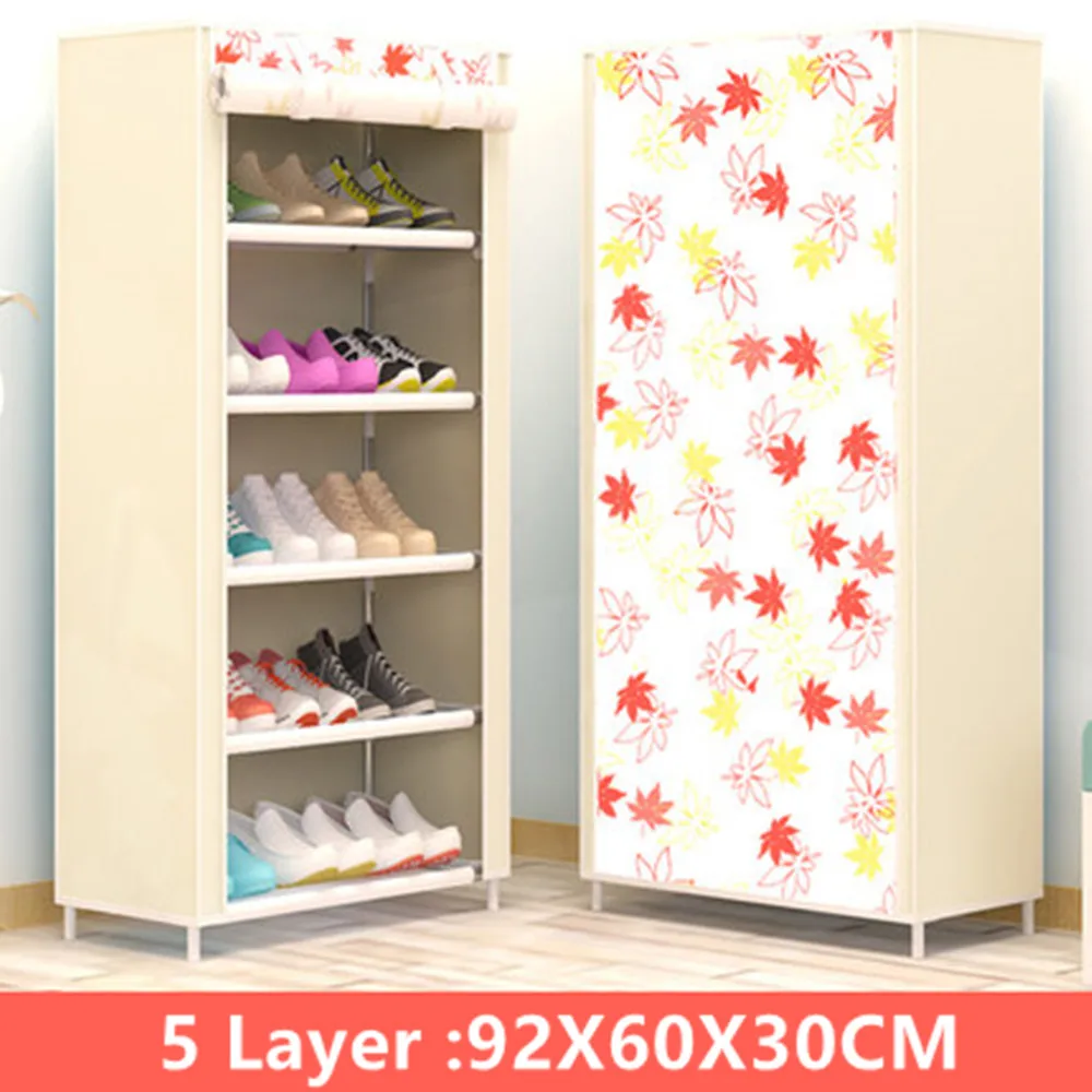 Shoe Storage Cabinet Non Woven Fabric Combination Dustproof