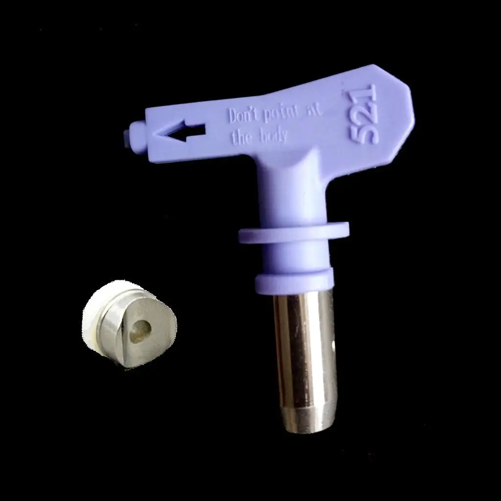 

Colorful 1PCS 521 High-pressure Airless Spray Gun Nozzle Wagner Sprayer Nozzle Spray Machine Accessories Paint Gun Nozzle