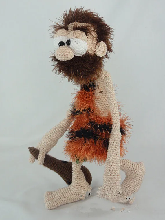 Вязание амигуруми Clifford the Caveman toy doll rattles|doll rattle|toy rattlecrochet rattle |