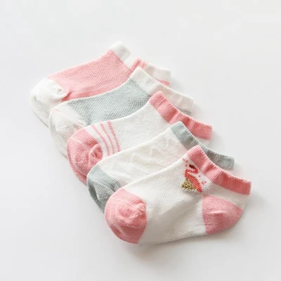 Новинка, весенне-летние тонкие детские носки из сетчатой ткани хлопковые носки с рисунками для детей носки для мальчиков и малышей - Цвет: 10