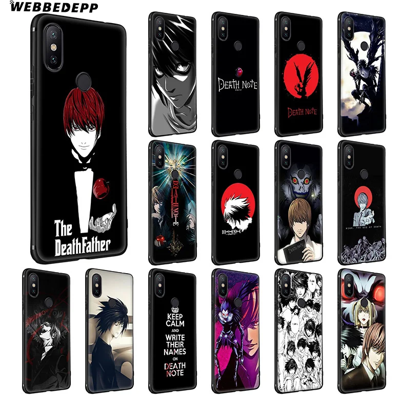 WEBBEDEPP Death Note Anime Soft Silicone Case for Xiaomi Redmi 7 6 6A 5 4 4X 4A S2 Plus Pro Lite Go |