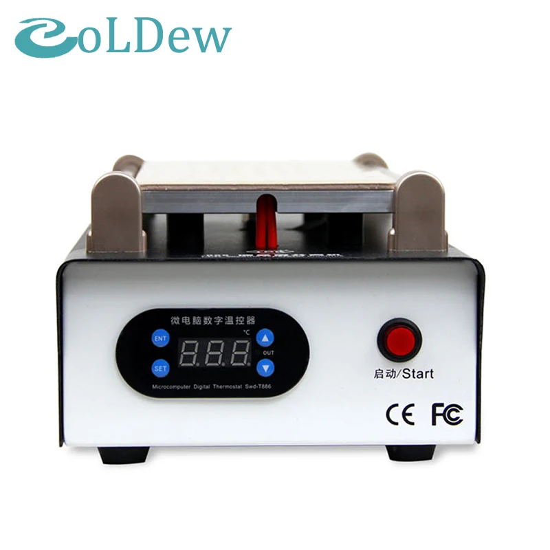 

Newest Black 7 inch Lcd Separating With Built-in Vacuum Pump Touch Screen Separator Machine For Mobile Phone Repairing