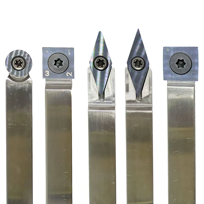 

304 Stainless Steel Square Rod Woodworking Tool Changeable Tungsten Titanium Blade Woodworking Turning Tool
