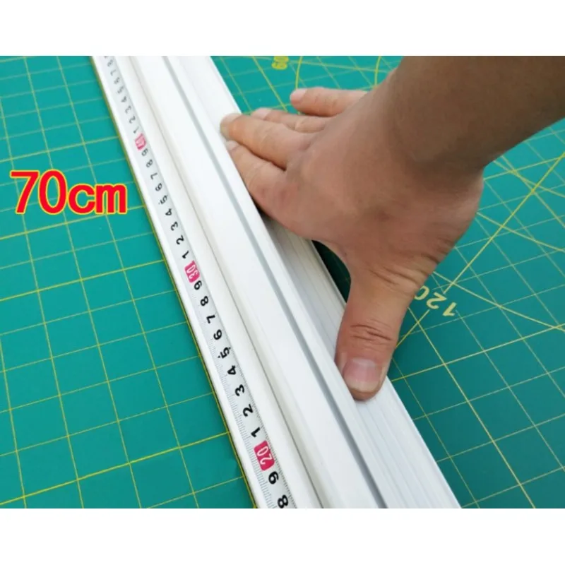 Manual Sliding KT Board Paper Trimmer Cutting Ruler, Photo Paper Cutter  Ruler, Photo PVC PET Cutter with Ruler (27.5“=700mm)