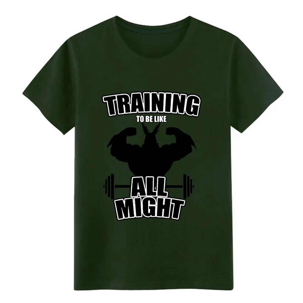 Men s all might t shirt Designs Short Sleeve Crew Neck Natural Interesting New Style summer Family shirt