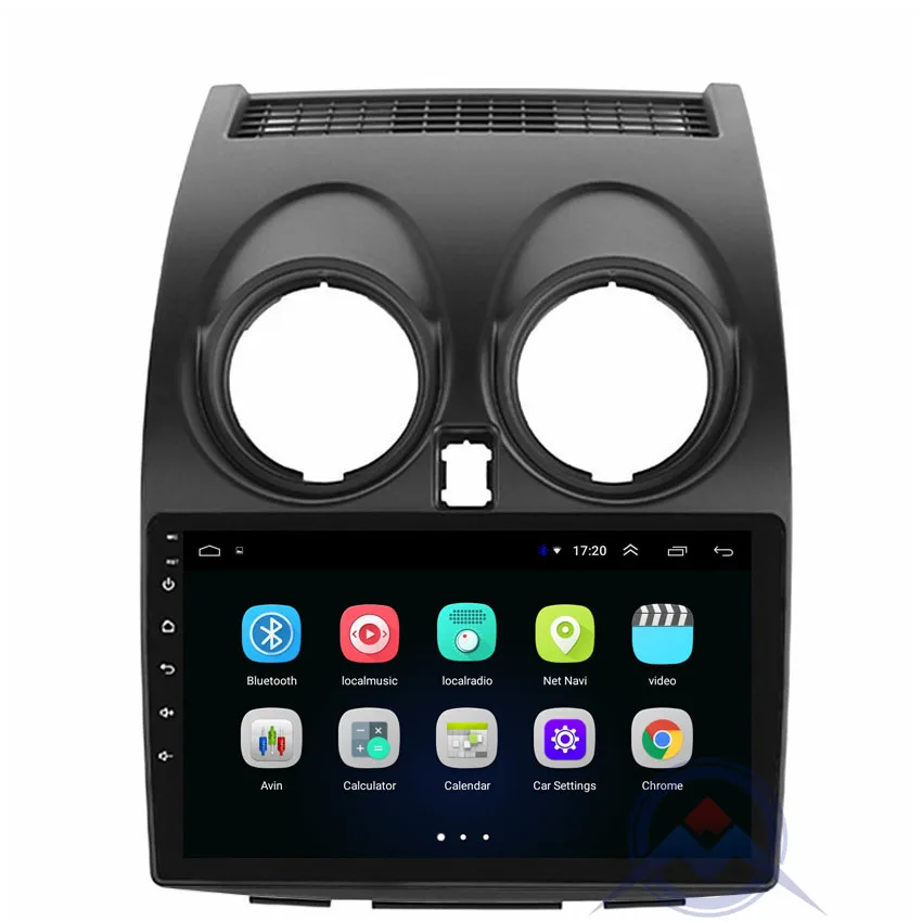 Top ZOHANAVI 9inch 2.5D Android car Multimedia Player For Nissan Qashqai 2010 2007- 2014 Car Radio DVD Player GPS Navigation maps 1