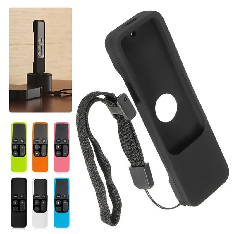 

DOITOP Remote Control Case For Apple TV4 Colorful Soft Silicone Case Dust-Proof Protective Cover For Apple TV4 Remote Control 20