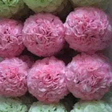 SPR 30 см розовые свадебные шелковые целующиеся декоративные шары 23 цвета доступны больше размеров на выбор