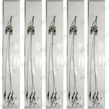 В виде бабочек, новинка, 12 рыболовный агрегат для ловли карпа колючей размеров 1,2 и 4 к черному PE плетеная снасти для ловли Карпов