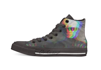 

Pop Art Portrait Casual High Top Canvas shoes sneakers Light Walking Shoes