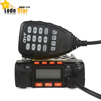 

Mini Car Mobile Radio QYT KT8900 Transceiver walkie talkie two way cb radio 136-174&400-480MHz KT-8900 25W with Hand microphone
