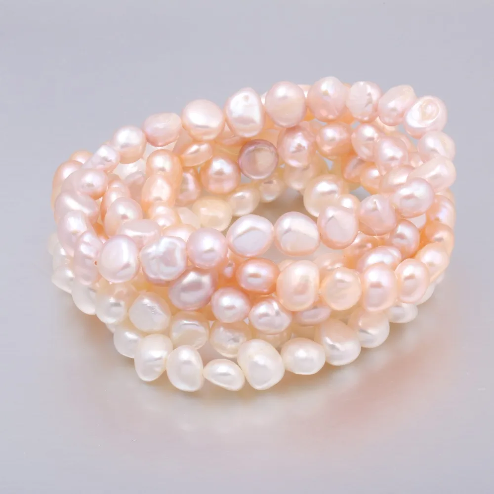 

2018 High Quality 7-8 mm Freshwater Pearl Bracelets Natural Pearl Bracelet for Women Pearl Bracelet
