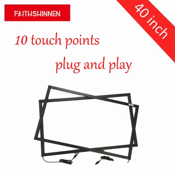 USB 40 inch 10 touch points Infrared multi-touch frame overlay for interactive projects
USB 40 inch 10 touch points Infrared multi-touch frame overlay for interactive projects