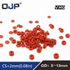 10PCS/lot Red Silicon Ring Silicone/VMQ O ring OD5/6/7/8/9/10/11/12/13*2mm  Thickness Rubber O-Ring Seal Gaskets Oil Ring Washer ► Photo 1/6