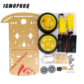 

Motor Smart Robot Car Chassis Kit Speed Encoder Battery Box 2WD