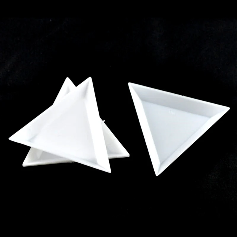 

20Pcs White Plastic Jewelry Display Storage Boxes Liquid Powder Carrring Container Cases 64x73x10mm
