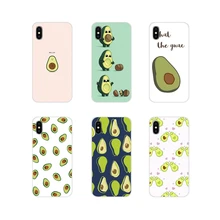 Милый авокадо с рисунком еды для Xiaomi Redmi 4A S2 Note 3 3S 4 4X5 Plus 6 7 6A Pro Pocophone F1 аксессуары чехлы для телефонов Чехлы