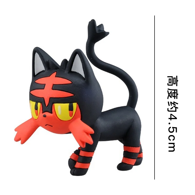 Takara Tomy Pokemon Moncolle EX Sun Moon 4 см мини игрушка Коллекция фигурка EMC04 Litten Новинка