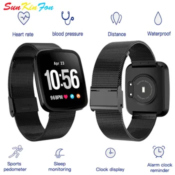 

Smart Wristband A9 Fitness Tracker Heart Rate Blood Pressure Monitor Smart Band for XiaoMi Redmi 5A 4X S2 2 2A Note 5 4 4X 3 2