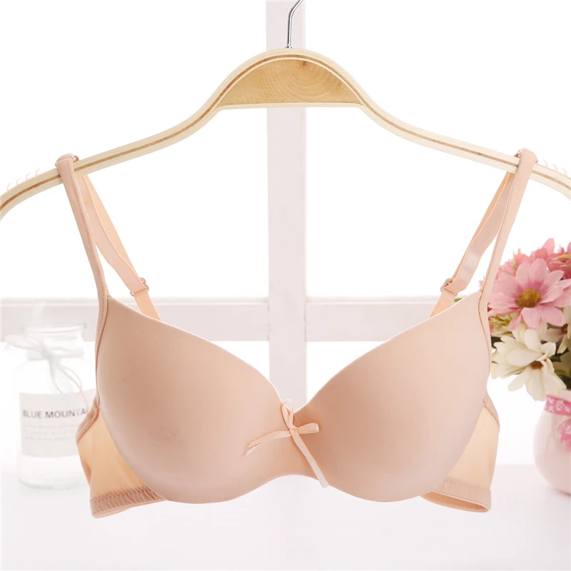 Women Double Push Up Bras Women Sexy Double Push Up Bras One-piece Seamless Bra Women Super Push Up Bra Minimizer Underwire see through bra Bras