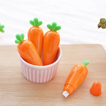 6 м* 5 мм супер мило овощи, морковь Корректирующая лента Kawaii школьные канцелярские принадлежности канцелярские товары для творчества, детский подарок коррекции