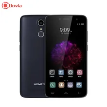 Livraison cadeau homtom ht17 4g lte smartphone 5.5 ”android 6.0 13mp caméras 1 gb 8 gb quad core 720 p d’empreintes digitales mobile téléphone