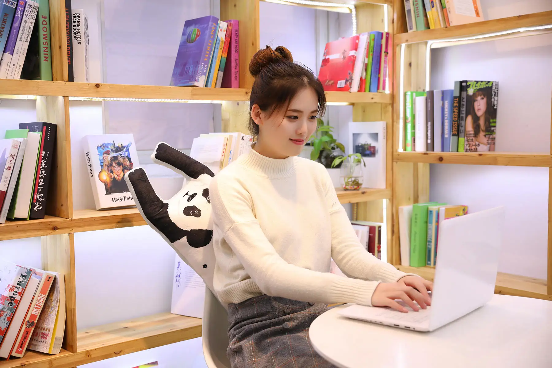 Детские постельные принадлежности для животных, подушка, плюшевая, плюшевая, мультяшная, лежащая, животные, подушка, Зебра, пятнистая собака, панда, леопард, енот, Лев, подушка, подарок