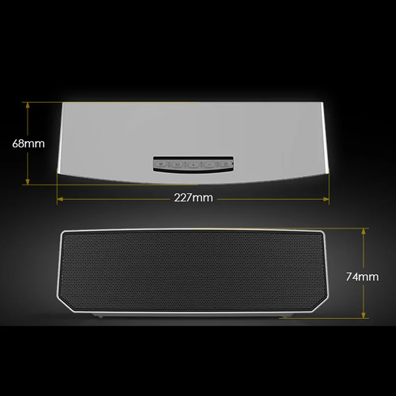 

New Speakers HD Wireless HiFi Bluetooth Portable 3D stereo Music Outdoor Intelligence