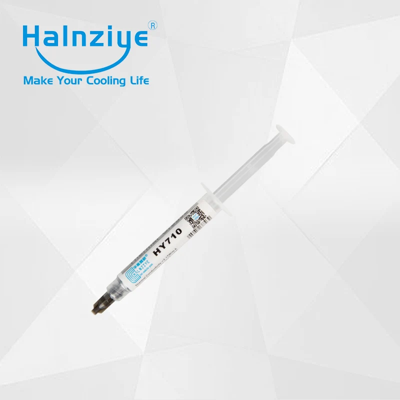 

Free shipping!!!!CPU&GPU heat sink Silver thermal paste/compound HY710 with short tube 3g 50pcs