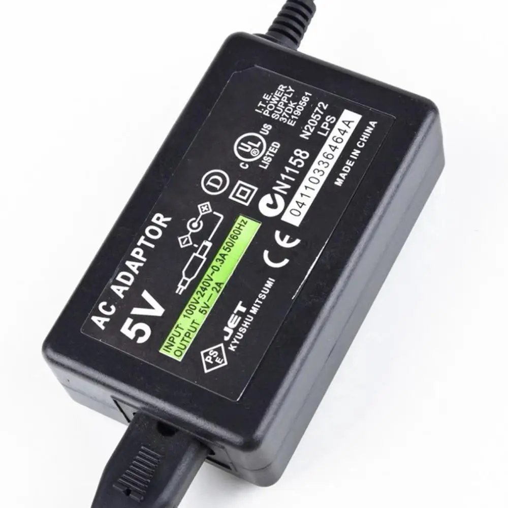 Профессиональное портативное настенное зарядное устройство с адаптером переменного тока Питание черный шнур Carregador зарядное устройство с адаптером переменного тока для psp