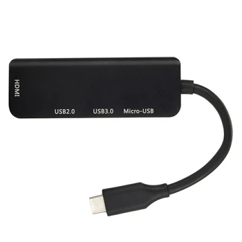 

Type-C to HDMI micro USB USB2.0 USB3.0 HD Converter Adapter Cable HUB
