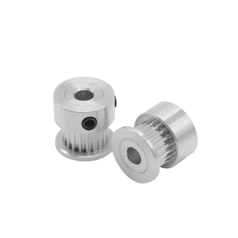 

1pc GT2 2GT alumium timing pulley 20teeth alumium bore 6mm fit for GT2 belt width 6mm for CNC 3D printer