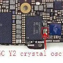 20 шт./лот для iphone 5S 5C Y2 Кварцевый резонатор логическая плата запасные части для ремонта