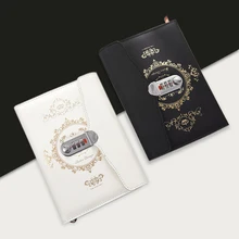 Creative Student Diary With Lock Thickening Handbook Multifunctional Handbook Notebook Tool mirui leather hardcover notebook cute cartoon cat mini handbook snap fastener type retro thickening notebook