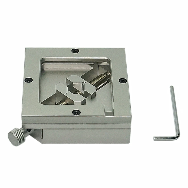 80MM 90MM Silver BGA Reballing Station Stencils Template Holder Foxture Jig For PCB Chip Soldering