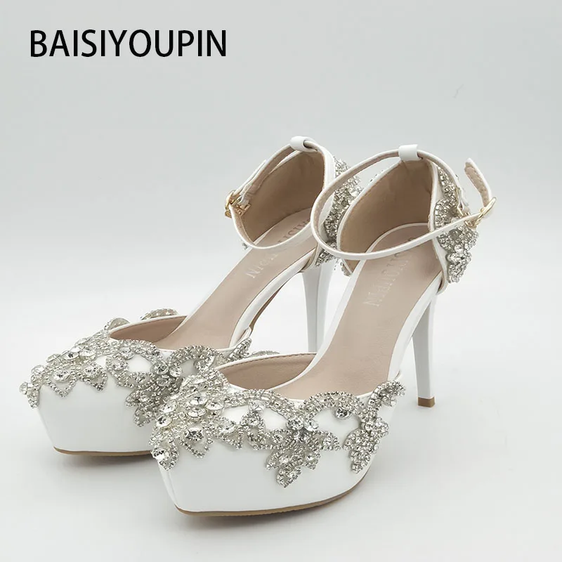 wedding diamond heels
